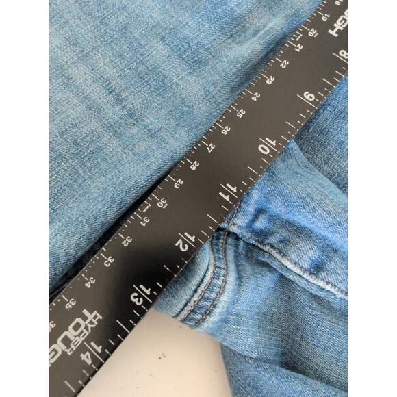 American Eagle Jeans Women Size 14* (32x30) Super Hi-Rise Flare Medium Wash - Picture 8 of 10